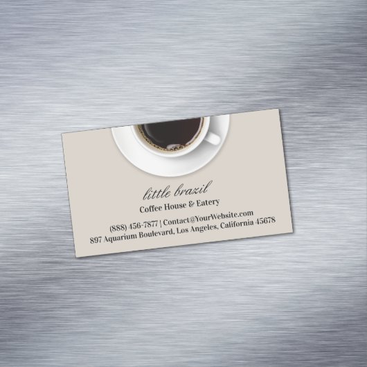 コーヒー マグネット名刺 (インサイチュ)