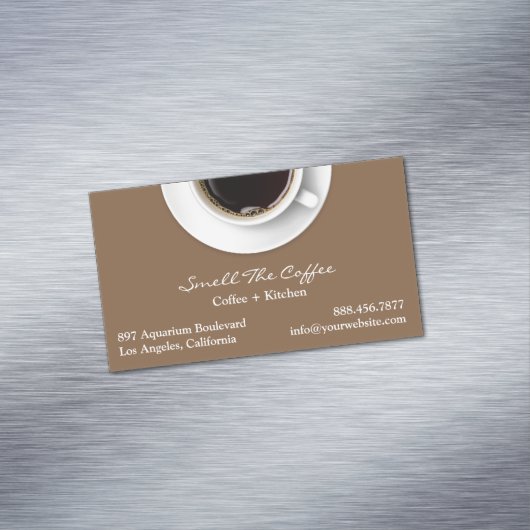 コーヒー マグネット名刺 (インサイチュ)