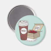 コーヒー マグネット (正面/裏面)