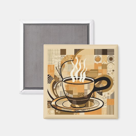 コーヒー マグネット (正面/裏面)