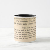 コーヒー・マグ独立宣言 マグカップ (中央)