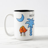 コーヒー・マグ15のoz. ツートーンマグカップ (左)