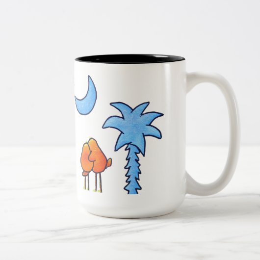 コーヒー・マグ15のoz. ツートーンマグカップ (右)