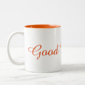 コーヒー・マグ: おはよう! ツートーンマグカップ (左)