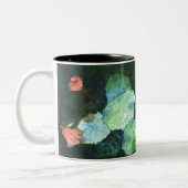 コーヒー・マグ-かわいいデザイン-スイレン ツートーンマグカップ (左)