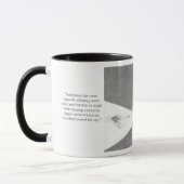 コーヒー・マグ、トンボを追跡するバイクの骨組 マグカップ (左)