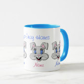 コーヒー・マグ-信号器-お父さんの灰色のノウサギ マグカップ (正面右)