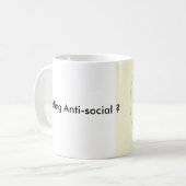 コーヒー・マグ、反社会的な感じることか。 コーヒーマグカップ (正面左)