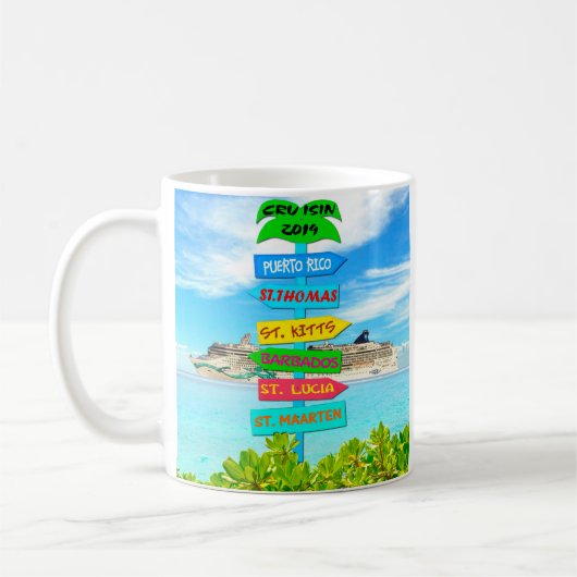 コーヒー・マグ-巡航2019年 コーヒーマグカップ (左)