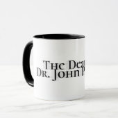 コーヒー・マグ-役人によって逆にされるロゴ マグカップ (正面左)