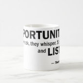 コーヒー・マグ- 「機会たたきません… 「は コーヒーマグカップ (中央)