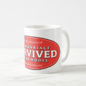 コーヒー・マグ-私の結婚は私を改造します生き延びました コーヒーマグカップ (正面右)