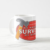 コーヒー・マグ-私の結婚は私を改造します生き延びました コーヒーマグカップ (正面左)