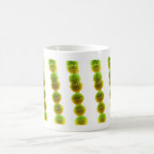 コーヒー・マグ-連鎖球菌(白の緑) コーヒーマグカップ (中央)