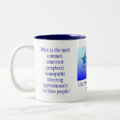 コーヒー・マグ、Charcot Marie歯の病気 ツートーンマグカップ (左)
