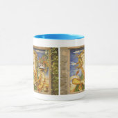 コーヒー・マグ--Derutaのタイルの女性 マグカップ (中央)