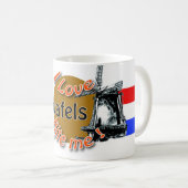 コーヒー・マグI愛Stroopwafels コーヒーマグカップ (正面右)