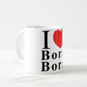 コーヒー・マグI [愛] Bora Bora コーヒーマグカップ (正面左)