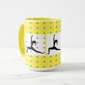 コーヒー&ヨガ マグカップ (正面左)