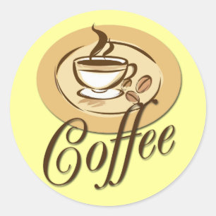 コーヒー ラウンドシール