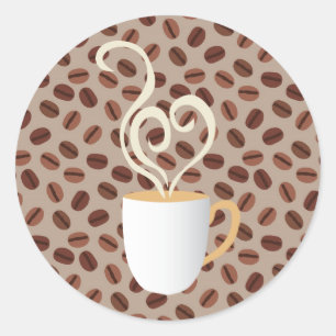 コーヒー ラウンドシール