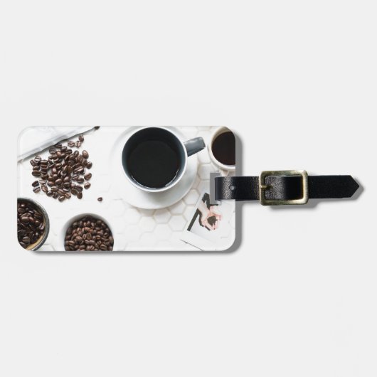 コーヒー ラゲッジタグ (正面横)