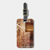 コーヒー ラゲッジタグ (正面縦)