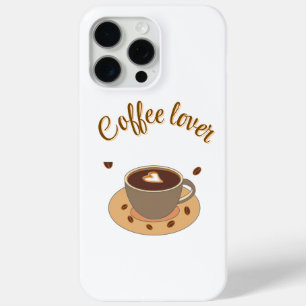 コーヒー ラバー スマホケース   かわいいコーヒーデザインケース iPhone 15 PRO MAXケース
