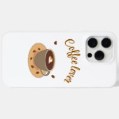 コーヒー ラバー スマホケース | かわいいコーヒーデザインケース Case-Mate iPhoneケース (裏面 (横))
