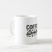コーヒー&ラボラボ技術化学者 コーヒーマグカップ (正面左)