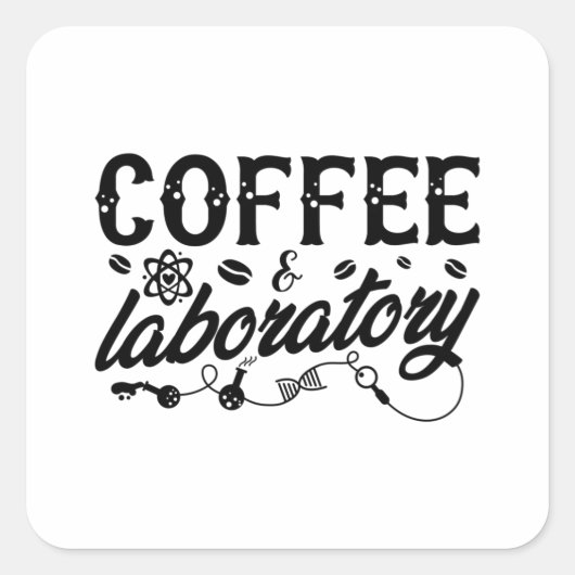 コーヒー&ラボラボ技術化学者 スクエアシール (正面)