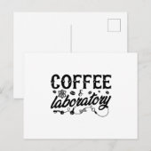 コーヒー&ラボラボ技術化学者 ポストカード (正面/裏面)