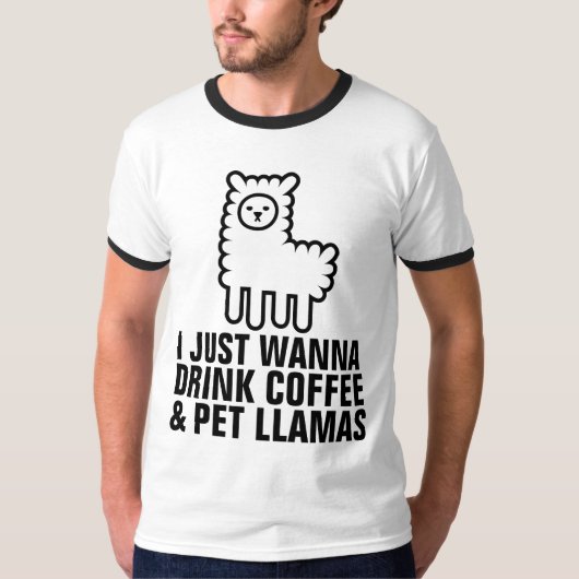 コーヒー&ラマスTシャツ Tシャツ (正面)