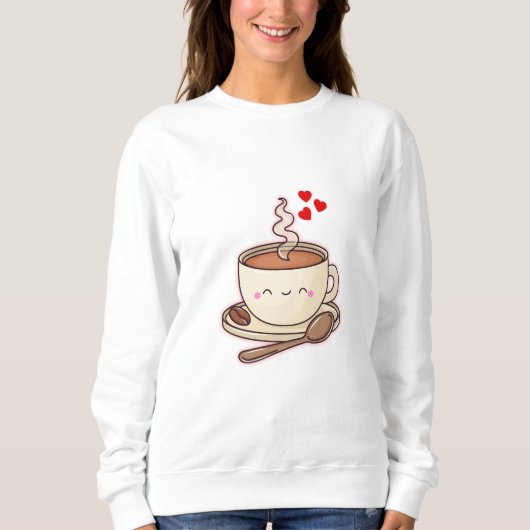 コーヒー＆リラックス スウェットシャツ (正面)