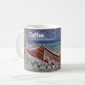 コーヒー。 不精な日で… コーヒーマグカップ (正面左)