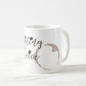 コーヒー – 世界最高のの書ジュース！ コーヒーマグカップ (正面右)