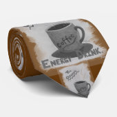 コーヒー-元のエネルギー飲み物 ネクタイ (ロール)