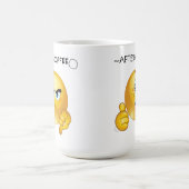 コーヒー: 前後に コーヒーマグカップ (中央)