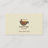 コーヒー 名刺 (正面)