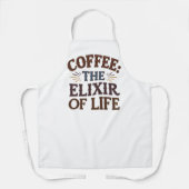 コーヒー:命の泉 エプロン (正面)