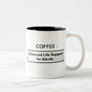 コーヒー-大人のための先発の生命維持 ツートーンマグカップ