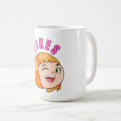 「コーヒー:姦淫は懸命」 コーヒーマグカップ (正面右)