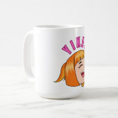 「コーヒー:姦淫は懸命」 コーヒーマグカップ (正面左)