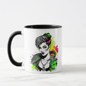 コーヒー、姦淫は懸命 |皮肉なユーモア マグカップ (左)