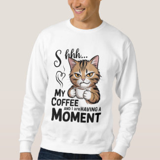 コーヒー 引用 服、ノーム サブリメーション デザイン。 スウェットシャツ