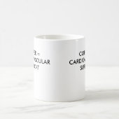 コーヒー=心血管サポート コーヒーマグカップ (中央)