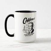 コーヒー：惑星が震えているか、私だけ マグカップ (左)