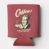 コーヒー：惑星が震えているか、私だけ 缶クーラー (裏面)