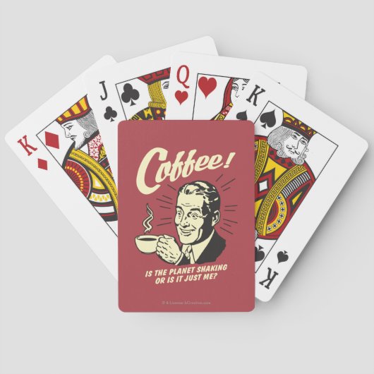 コーヒー: 惑星の揺れるか、またはちょうど私はです トランプ (裏面)
