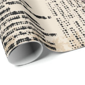 コーヒー。抽象芸術の茶色の背景のコーヒーパターン ラッピングペーパー (ロールコーナー)